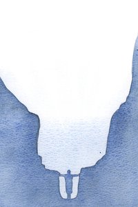 Å oppdage Guds hellighet er å se dybden av vår egoisme, og å innse vårt behov for redning og forvandling ved Guds kraft, 2000 (w/c på papir) av Elizabeth Wang