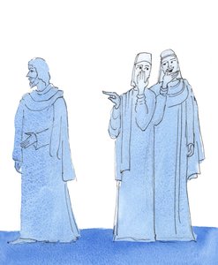 Vi må opprettholde en indre fred ved hver provokasjon, 2004 (w/c på papir) av Elizabeth Wang