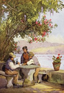 A Restaurant (farge litho) av Ella Du Cane