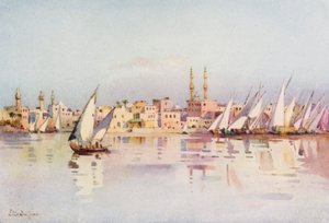 Damietta (farge litho) av Ella Du Cane