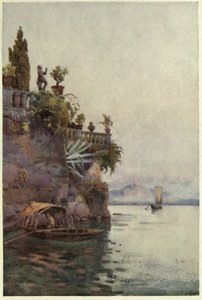 In the Shadow of the Terrace, Lago di Como, illustrasjon fra 