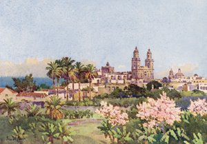 Las Palmas (farge litho) av Ella Du Cane