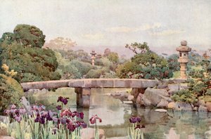 Satake Garden, Tokyo (Black Litho)
