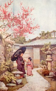 Kobai Plum Blossom (farge litho) av Ella Du Cane