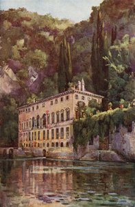 Villa Pliniana, Comosjøen (farge litho)
