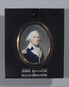 George Washington, sannsynligvis 1803 (akvarell på elfenben)