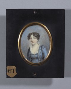 Mrs Morgan (akvarell på elfenben)