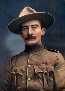 Oberst Baden-Powell, generalløytnant i den britiske hæren, 1902.