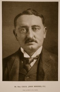 Rt Hon Cecil Rhodes, P.C. (sepia bilde)