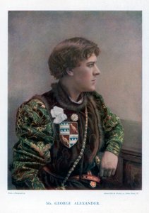 Sir George Alexander , engelsk skuespiller og teatersjef, 1901.