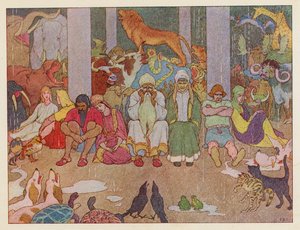 Noahs ark: hjemlengsel (farge litho)