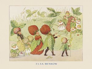 Lasse den lille i hagen – Jordbærfamilien av Elsa Beskow