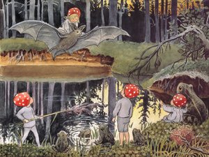Tomtebobarnen: Fladdermusen av Elsa Beskow