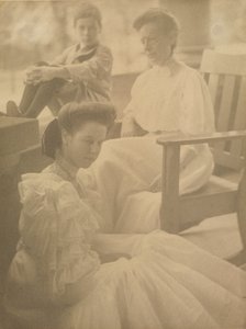 Gruppeportrett, ca. 1900. av Ema Spencer