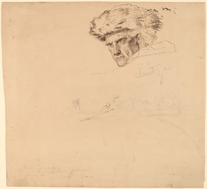 Studier for "Washington Crossing the Delaware" [recto] av Emanuel Gottlieb Leutze