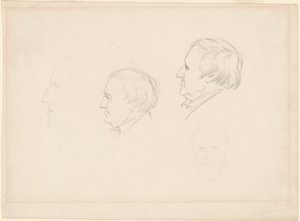 Studier av menn av Emanuel Gottlieb Leutze