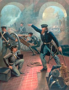 Ulysses S. Grant i den meksikansk-amerikanske krigen av Emanuel Gottlieb Leutze