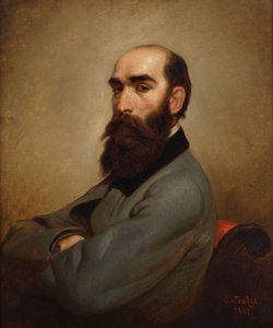 Worthington Whittredge, 1861 av Emanuel Gottlieb Leutze