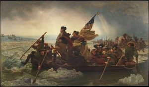 Washington krysser Delaware, 1851 av Emanuel Leutze