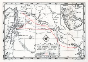 Karavane-, bud- og pilegrimsruter i den syriske ørkenen, 1937 av Emery Walker