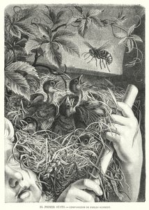 The First Scare (litho) av Emil (after) Schmidt