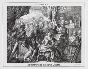 Det fasjonable galleriet i Dresden av Emil Eugen Sachsse
