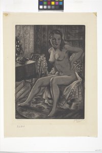 Dolores (akvatint) av Emil Ganso