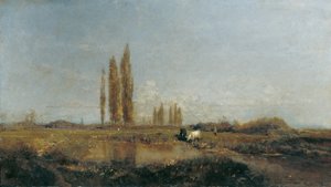 På Thaya nær Lundenburg av Emil Jakob Schindler
