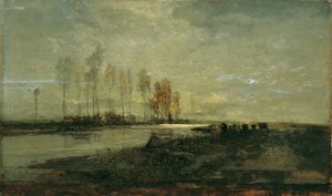 På Thaya nær Lundenburg II av Emil Jakob Schindler