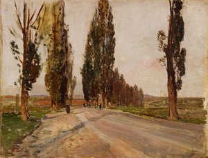 Boulevard of Poplars nær Plankenberg, ca. 1890