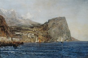 Kystlandskap i Dalmatia av Emil Jakob Schindler