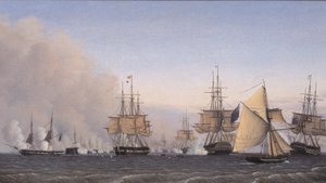 Slaget ved Reden 2. april 1801 av Emil Normann