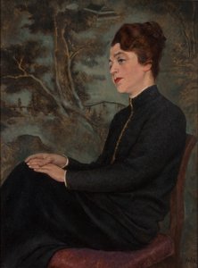 dameportrett av Emil Orlik