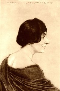 Portrett av Wanda Landowska 1879-1959, 1917