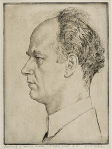 Portrett av Wilhelm Furtwangler 1886-1954, 1928