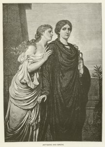Antigone og Ismene av Emil Teschendorff