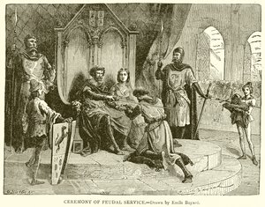 Seremoni for føydaltjeneste av Emile Antoine Bayard
