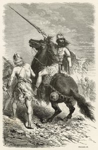Krigere i jernalderen av Emile Antoine Bayard