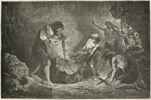 Erobringen av ild av Emile Antoine Bayard