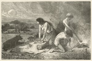 Bakekunsten i steinalderen av Emile Antoine Bayard