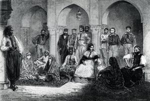 Frøken Tinne med husets ansatte, Alger, illustrasjon fra 