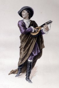 Greven av Almaviva, karakter av Barberen av Sevilla de Beaumarchais (1732 - 1799) opprettet i 1773. Illustrasjon av Emile Bayard.