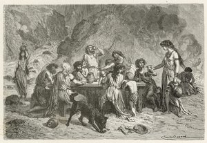 Et måltid i bronsealderen av Emile Antoine Bayard