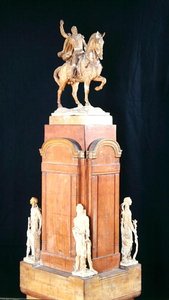 Maquette for monumentet til general Carlos Maria de Alvear (1788-1852) (tre og gips)