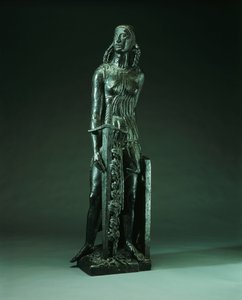 Victory, ca. 1921 (bronse med mørkebrun patina) av Emile Antoine Bourdelle
