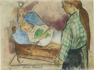 Sengetid av Emile Bernard