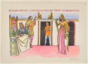 Herodias eller halshoggingen av Johannes Døperen av Emile Bernard