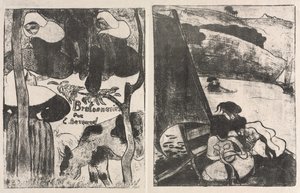 Les Bretonneries: Tittelside og The Return from the Pilgrimage av Emile Bernard