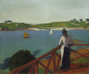 Ettermiddag i Saint-Briac. 1887 av Emile Bernard