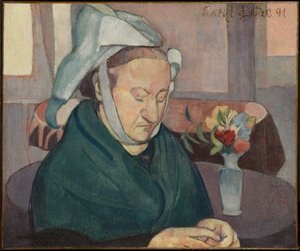 Portrett av Madame Lemasson av Emile Bernard